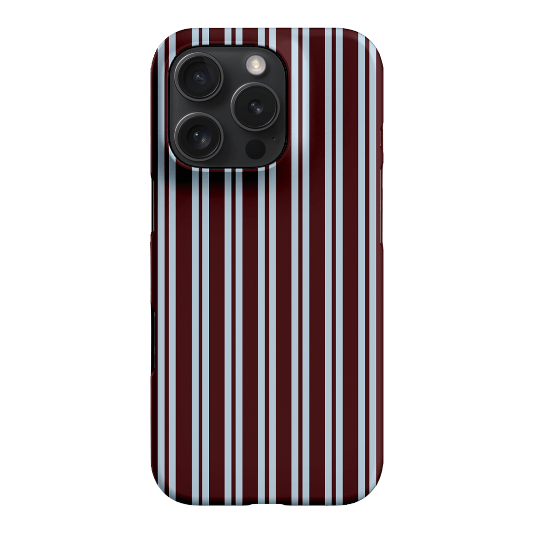 Varsity Stripes Printed Phone Cases iPhone 16 Pro / Snap by The Dairy - The Dairy
