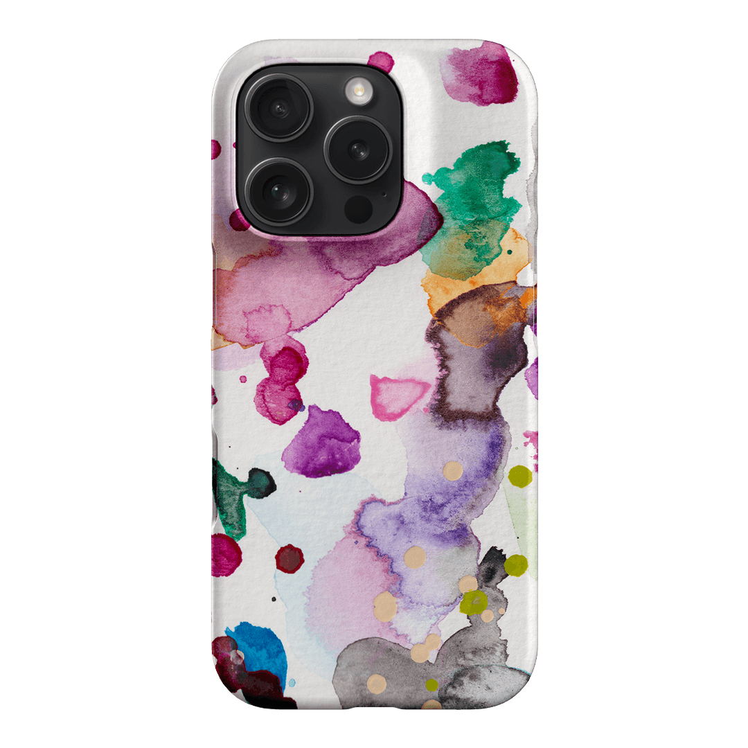 Watercolour Palette Printed Phone Cases iPhone 16 Pro / Snap by The Dairy - The Dairy