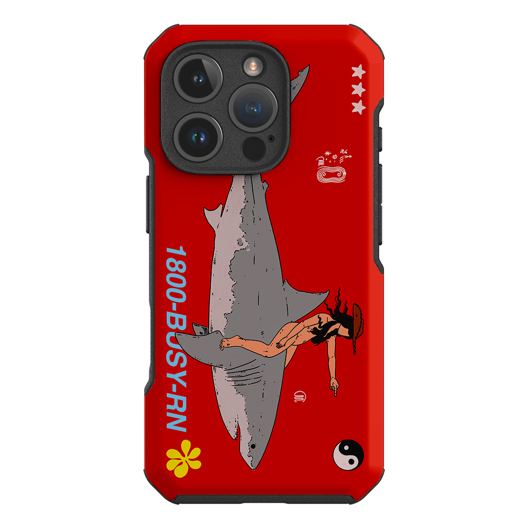 1800-Busy Rn in Red Printed Phone Cases iPhone 16 Pro / Toughie by Easty Beasty - The Dairy
