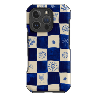 Afternoon Mezze Azure Printed Phone Cases iPhone 16 Pro / Toughie by Charlie Taylor - The Dairy