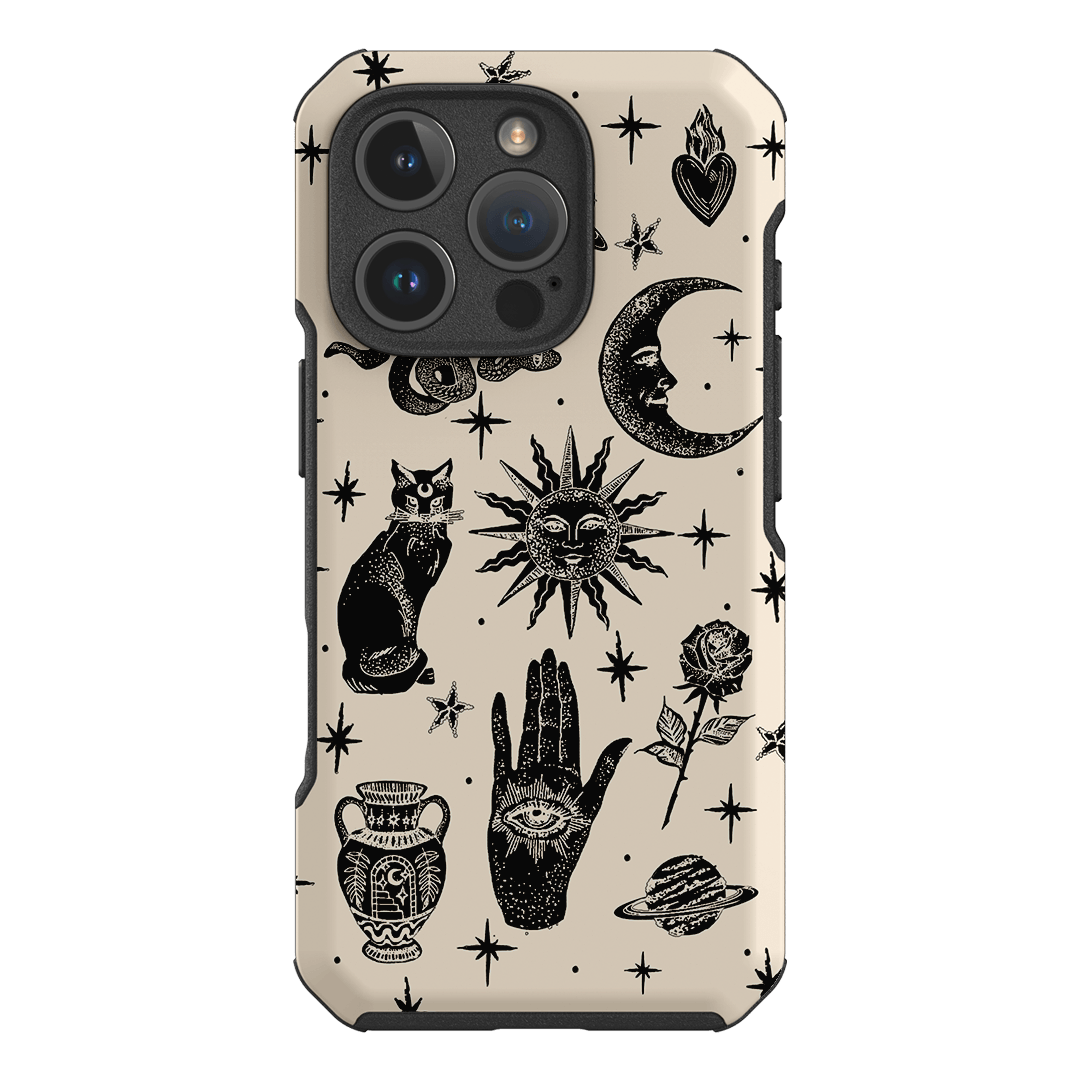 Astro Flash Beige Printed Phone Cases iPhone 16 Pro / Toughie by Veronica Tucker - The Dairy