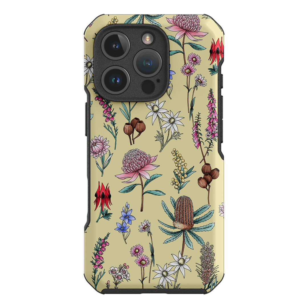 Banksia Butter Printed Phone Cases iPhone 16 Pro / Toughie by Typoflora - The Dairy