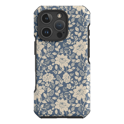 Blue Garden Printed Phone Cases iPhone 16 Pro / Toughie by Kasiags Art - The Dairy