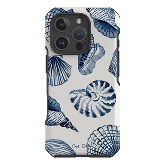 Blue Shells Printed Phone Cases iPhone 16 Pro / Toughie by Cass Deller - The Dairy