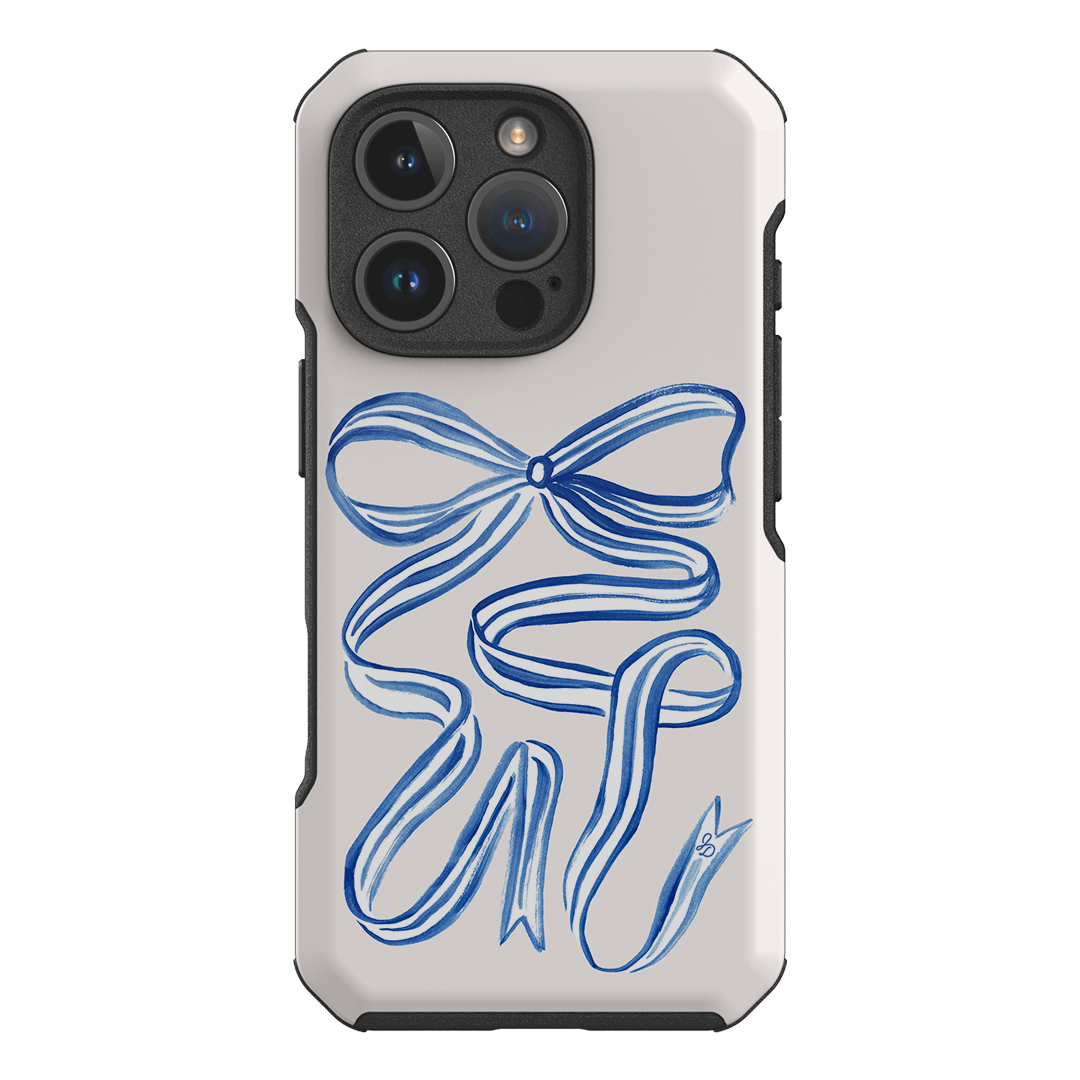 Bowerbird Ribbon Printed Phone Cases iPhone 16 Pro / Toughie by Jasmine Dowling - The Dairy