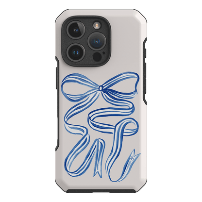 Bowerbird Ribbon Printed Phone Cases iPhone 16 Pro / Toughie by Jasmine Dowling - The Dairy