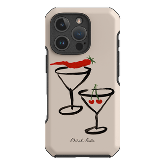 Chili Cherry Printed Phone Cases iPhone 16 Pro / Toughie by Phthalo Ruth - The Dairy