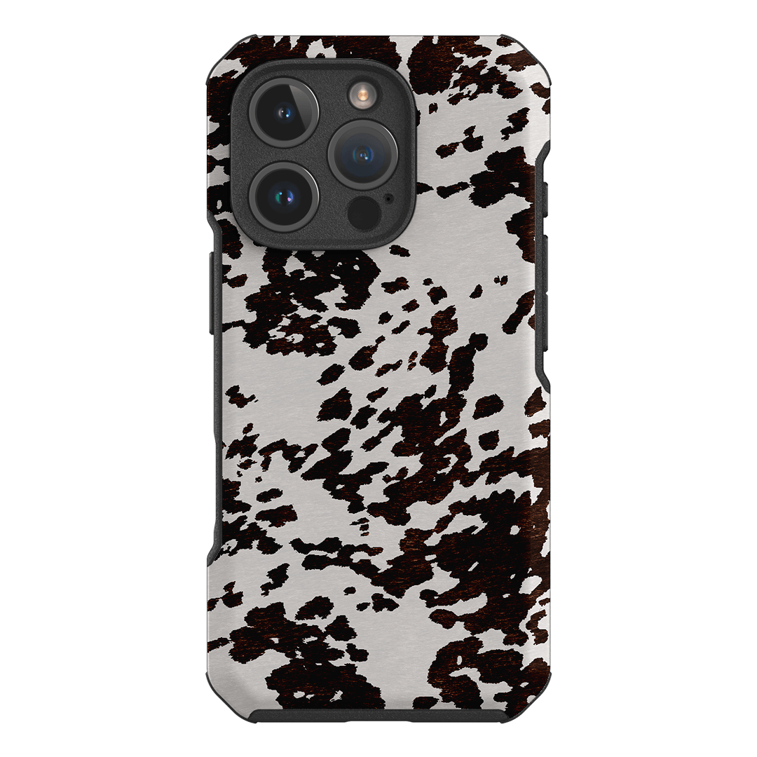 Cowhide Charm Printed Phone Cases iPhone 16 Pro / Toughie by The Dairy - The Dairy