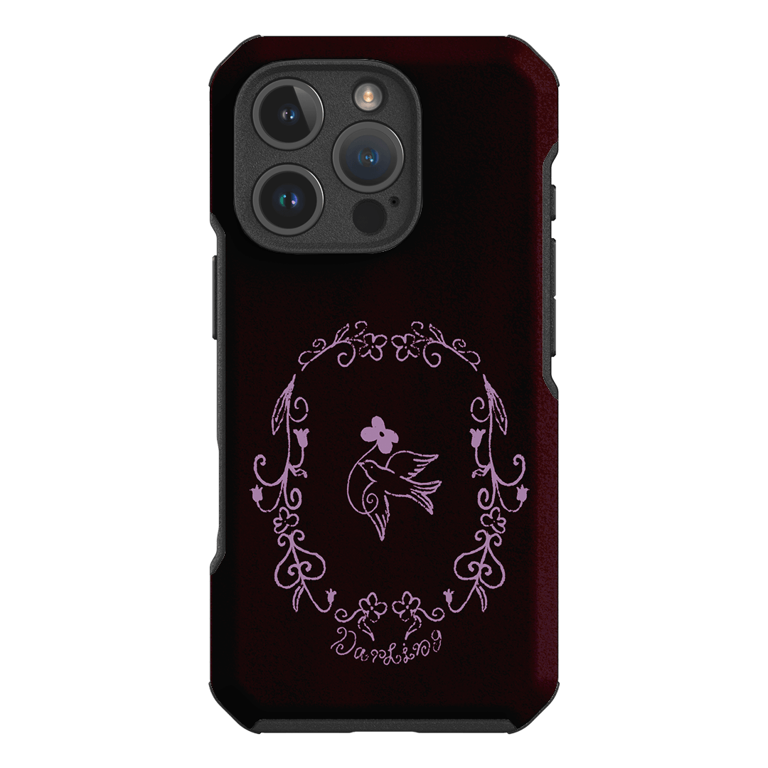 Darling Burgundy Printed Phone Cases by The Dairy - The Dairy