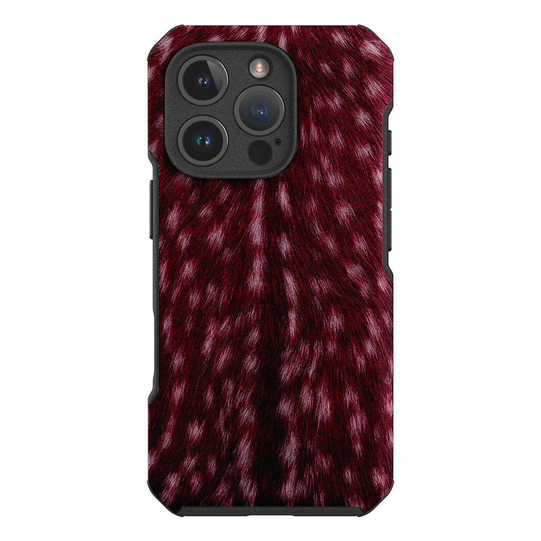 Fawn Burgundy Printed Phone Cases iPhone 16 Pro / Toughie by The Dairy - The Dairy