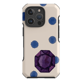 February Amethyst Printed Phone Cases iPhone 16 Pro / Toughie by Joiana - The Dairy