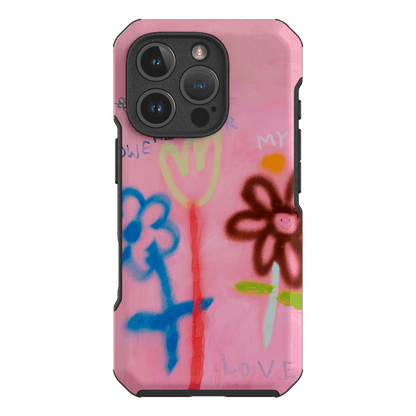 Flowers Printed Phone Cases iPhone 16 Pro / Toughie by Kate Eliza - The Dairy