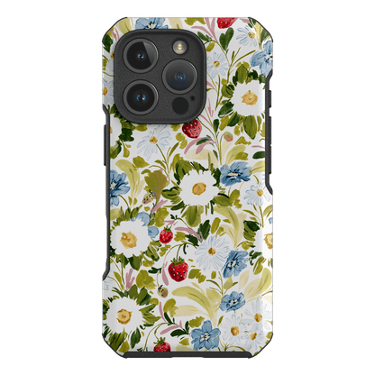 Garden Strawberries Printed Phone Cases iPhone 16 Pro / Toughie by Ellie Mae - The Dairy