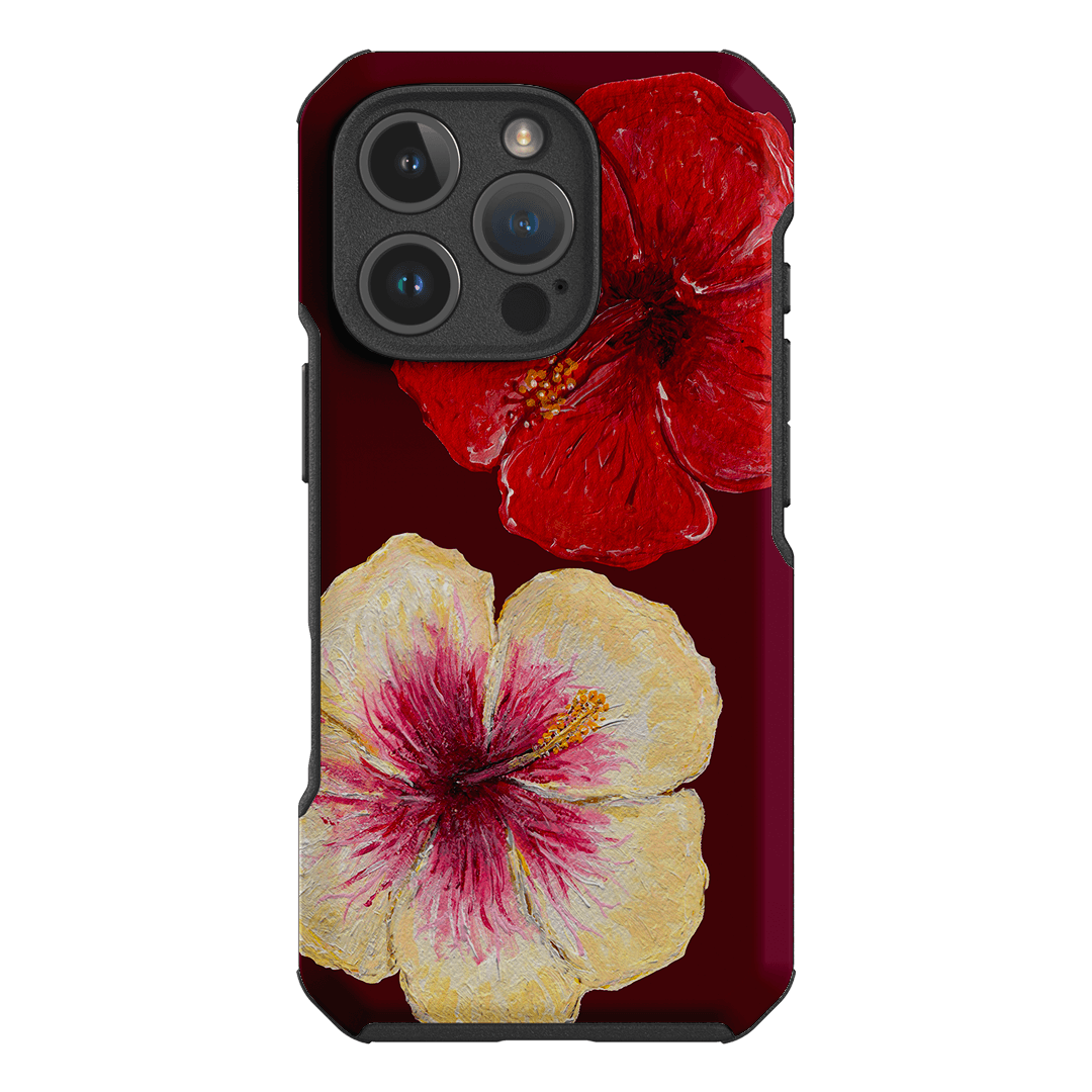 Hibiscus Flower Printed Phone Cases iPhone 16 Pro / Toughie by BG. Studio - The Dairy