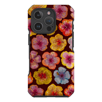 Hibiscus Holiday Rouge Printed Phone Cases iPhone 16 Pro / Toughie by BG. Studio - The Dairy