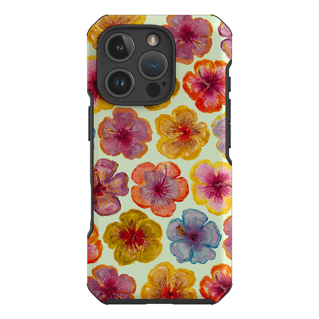 Hibiscus Holiday Sorbet Printed Phone Cases iPhone 16 Pro / Toughie by BG. Studio - The Dairy
