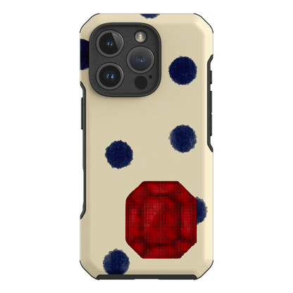 January Garnet Printed Phone Cases iPhone 16 Pro / Toughie by Joiana - The Dairy