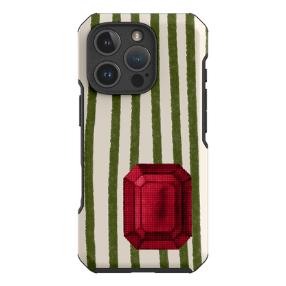 July Ruby Printed Phone Cases iPhone 16 Pro / Toughie by Joiana - The Dairy