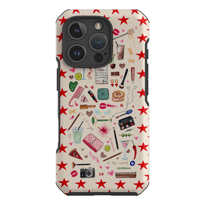 Just A Girl Printed Phone Cases iPhone 16 Pro / Toughie by BG. Studio - The Dairy