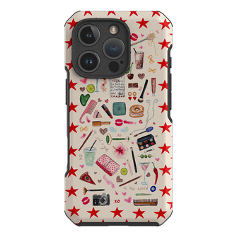 Just A Girl Printed Phone Cases iPhone 16 Pro / Toughie by BG. Studio - The Dairy