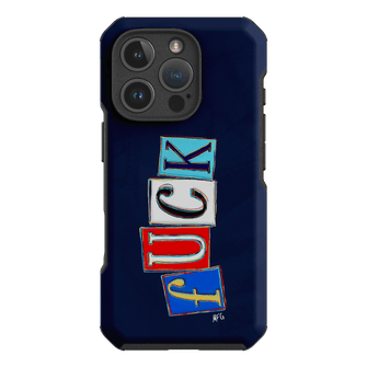 Lil Fcks Blue Printed Phone Cases iPhone 16 Pro / Toughie by Margarbs Art - The Dairy