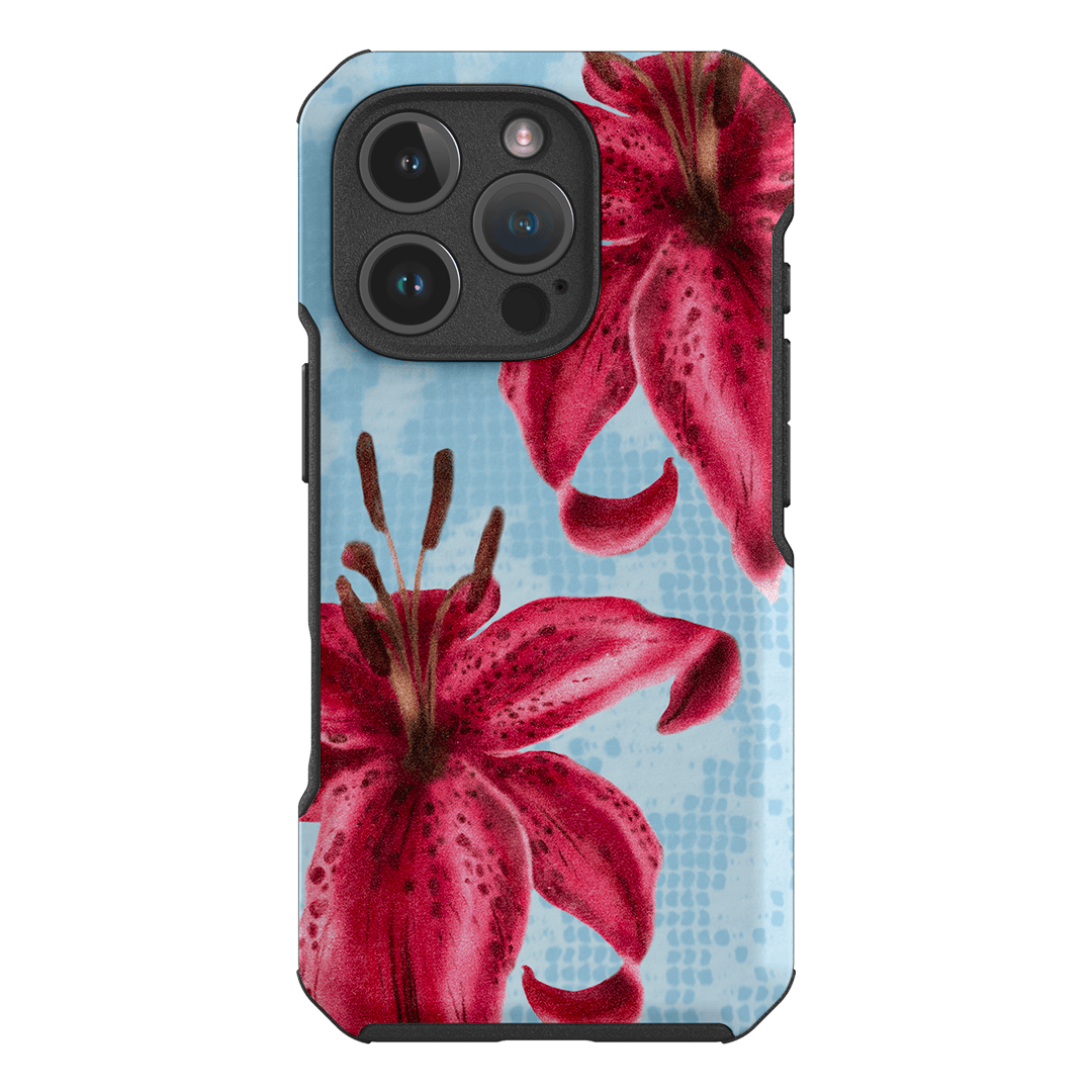 Lillies Printed Phone Cases iPhone 16 Pro / Toughie by Sally Hungerford - The Dairy