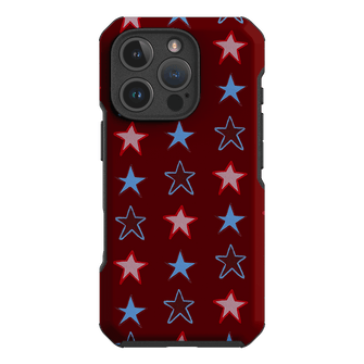 Lucky Stars Rouge Printed Phone Cases iPhone 16 Pro / Toughie by BG. Studio - The Dairy