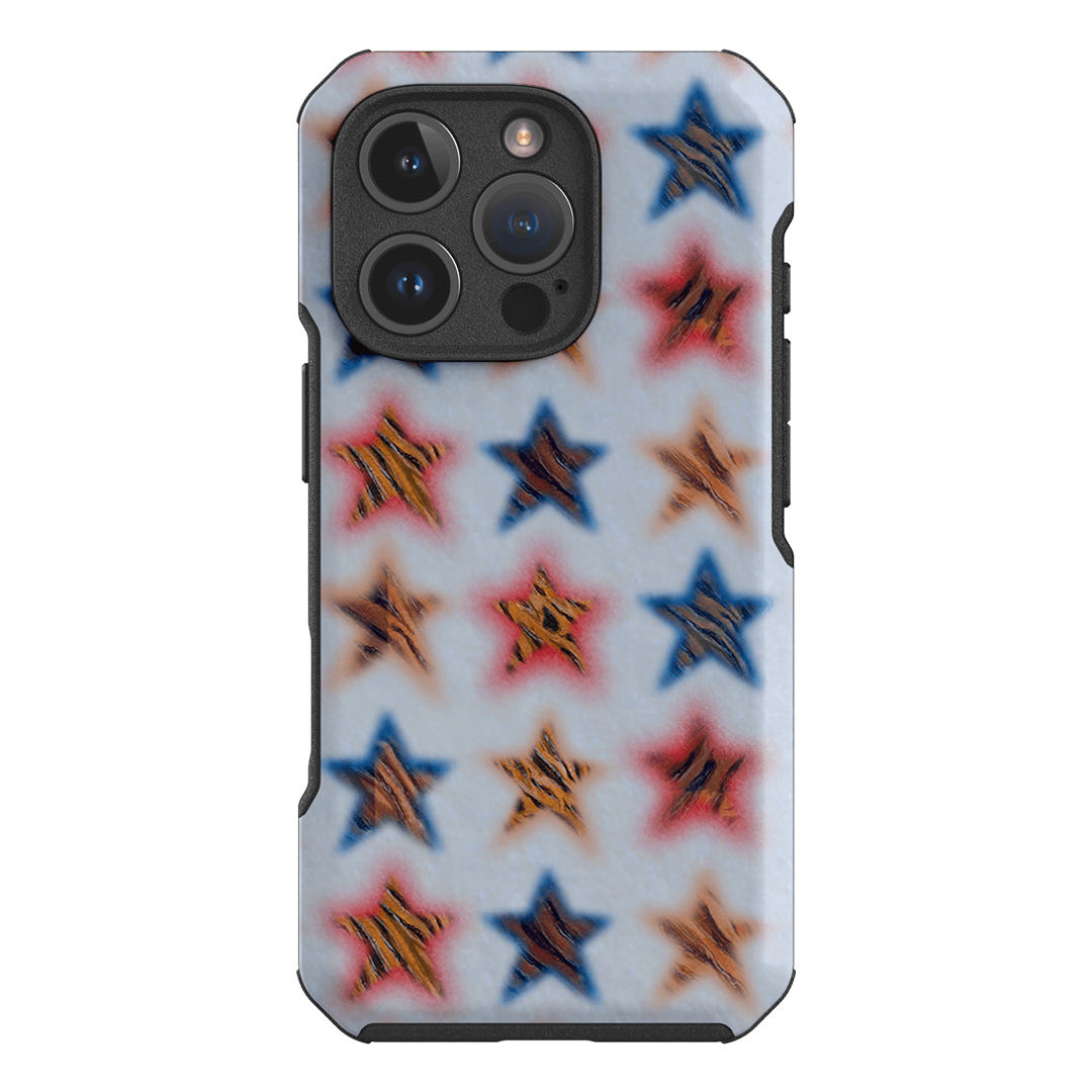 Lucky Stars Tiger Printed Phone Cases iPhone 16 Pro / Toughie by BG. Studio - The Dairy