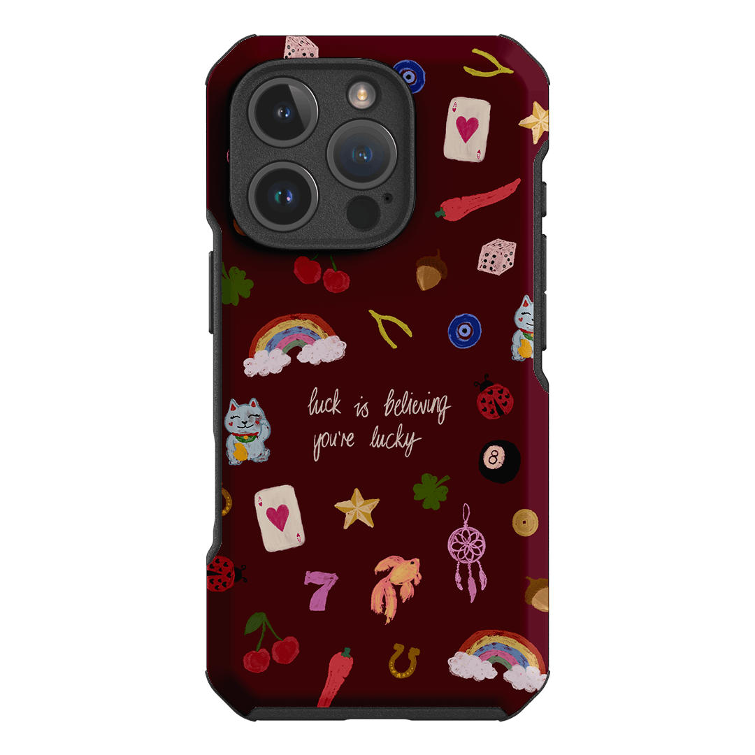 Lucky Printed Phone Cases iPhone 16 Pro / Toughie by Amy Gibbs - The Dairy