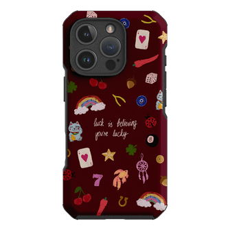 Lucky Printed Phone Cases iPhone 16 Pro / Toughie by Amy Gibbs - The Dairy