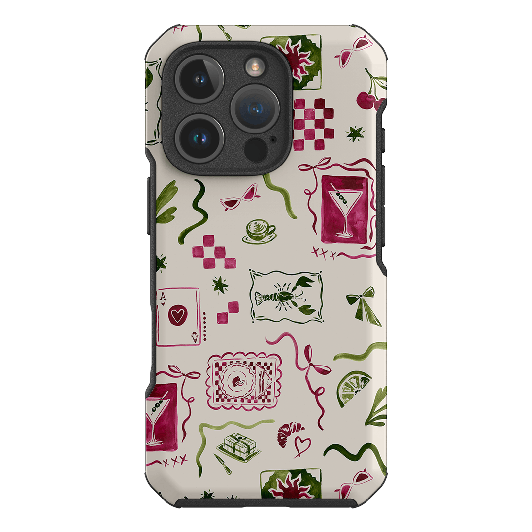 Martini Gal Printed Phone Cases iPhone 16 Pro / Toughie by Charlie Taylor - The Dairy