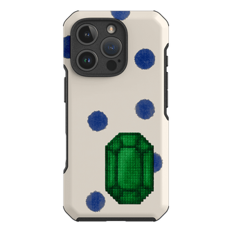 May Emerald Printed Phone Cases iPhone 16 Pro / Toughie by Joiana - The Dairy