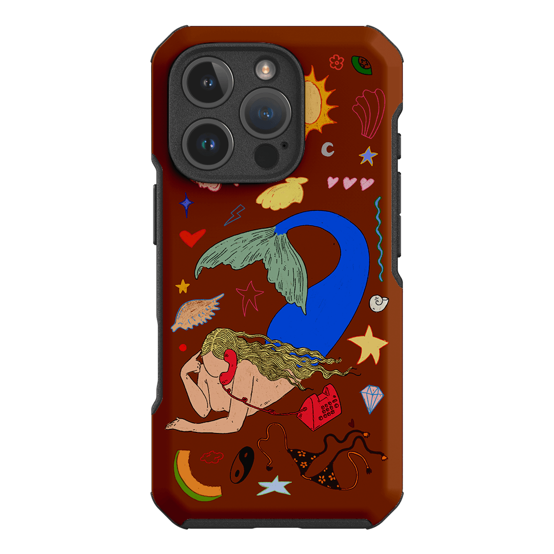 Mermaid Salad Chocolate Printed Phone Cases iPhone 16 Pro / Toughie by Easty Beasty - The Dairy