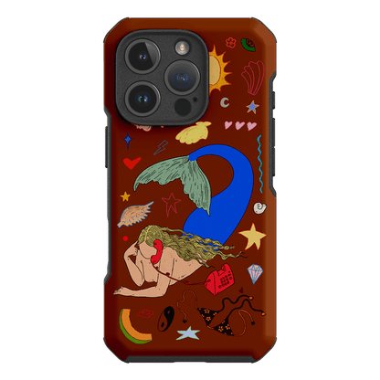 Mermaid Salad Chocolate Printed Phone Cases iPhone 16 Pro / Toughie by Easty Beasty - The Dairy