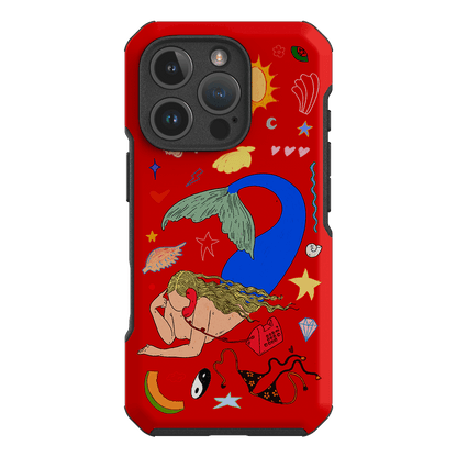 Mermaid Salad Scarlet Printed Phone Cases iPhone 16 Pro / Toughie by Easty Beasty - The Dairy