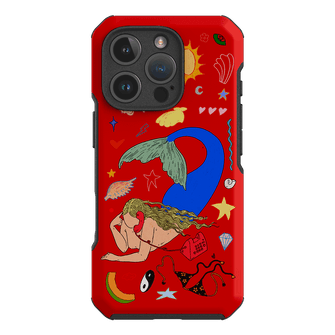 Mermaid Salad Scarlet Printed Phone Cases iPhone 16 Pro / Toughie by Easty Beasty - The Dairy