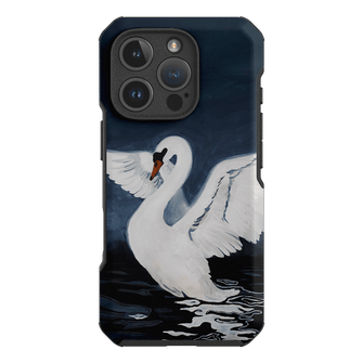 Midnight Swan Printed Phone Cases iPhone 16 Pro / Toughie by Lisa Hu - The Dairy