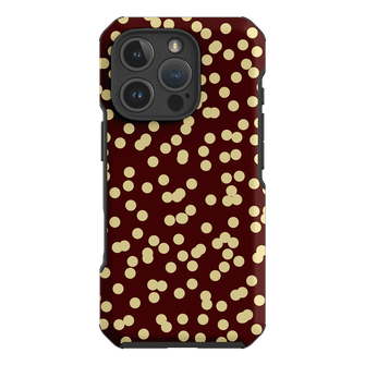 Mini Confetti Burgundy Butter Printed Phone Cases iPhone 16 Pro / Toughie by Veronica Tucker - The Dairy