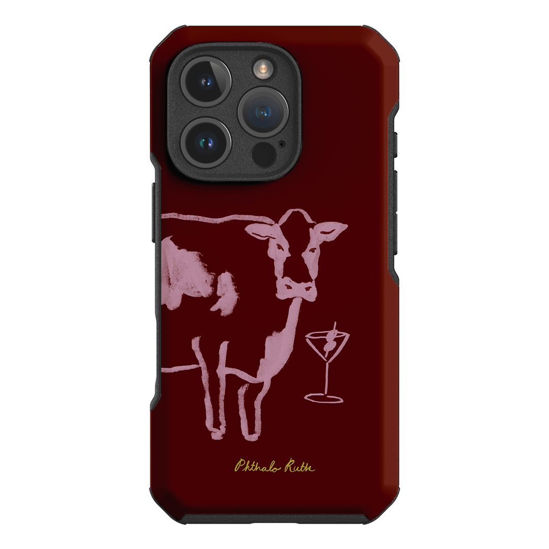 Mootini Berry Printed Phone Cases iPhone 16 Pro / Toughie by Phthalo Ruth - The Dairy