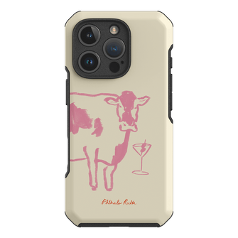 Mootini Pink Printed Phone Cases iPhone 16 Pro / Toughie by Phthalo Ruth - The Dairy