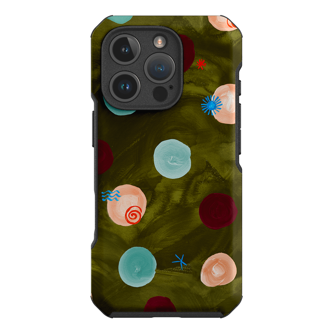 Olive Spot Printed Phone Cases iPhone 16 Pro / Toughie by Charlie Taylor - The Dairy