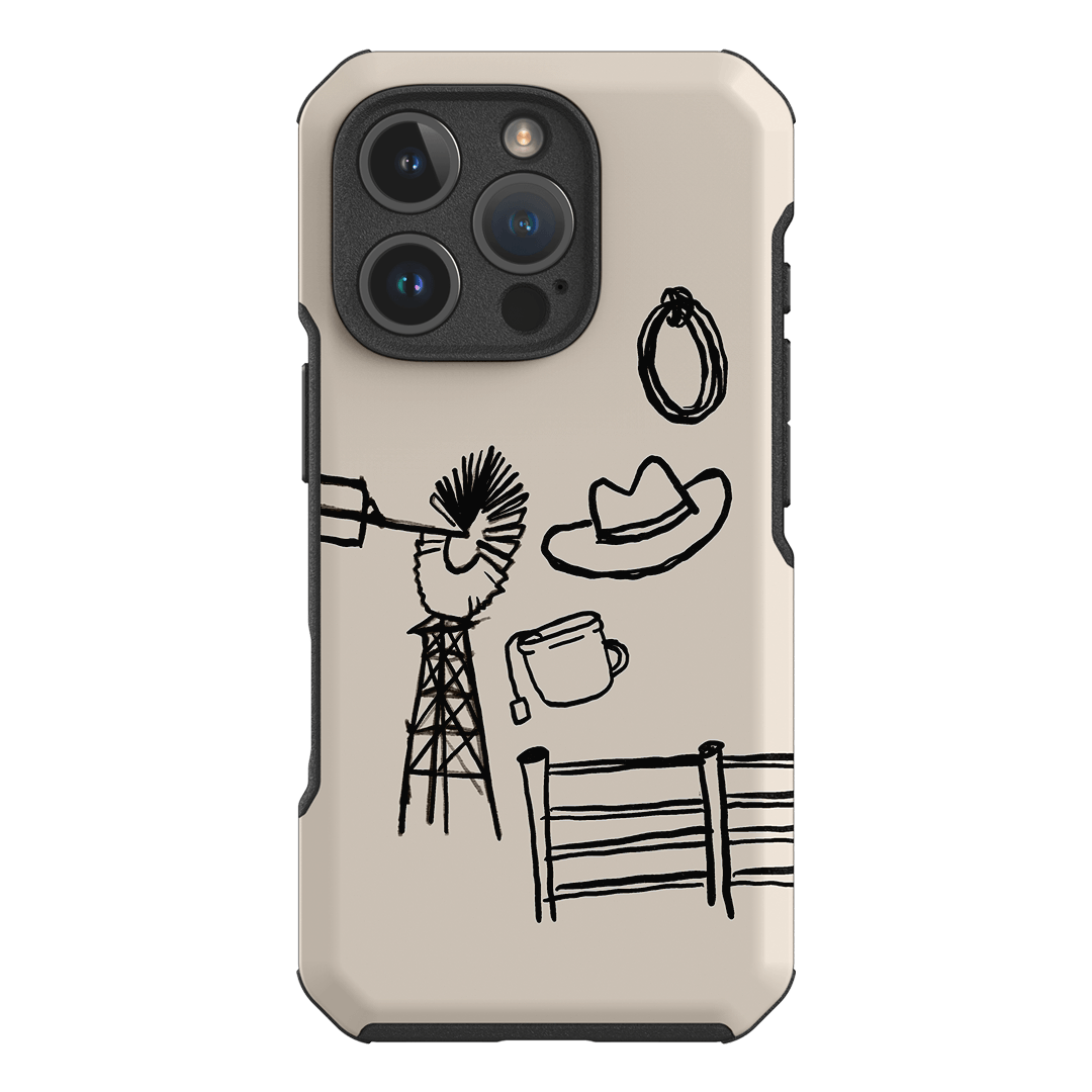 Outstation Printed Phone Cases iPhone 16 Pro / Toughie by Nardurna - The Dairy