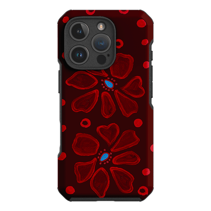 Painted Petal Rouge Printed Phone Cases iPhone 16 Pro / Toughie by BG. Studio - The Dairy