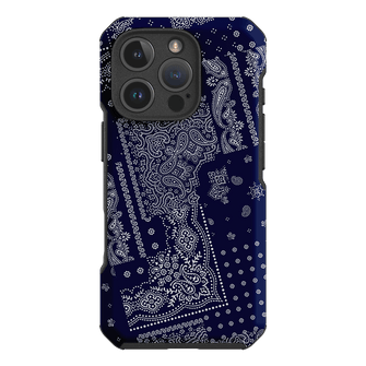 Paisley Indigo Printed Phone Cases iPhone 16 Pro / Toughie by The Dairy - The Dairy