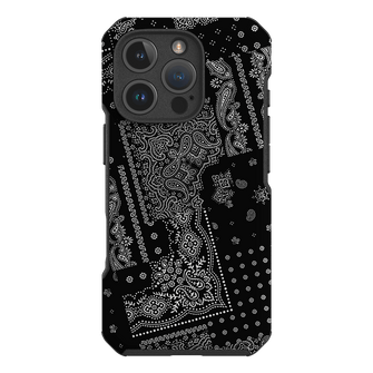 Paisley Noir Printed Phone Cases iPhone 16 Pro / Toughie by The Dairy - The Dairy