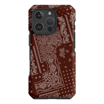 Paisley Cinnamon Printed Phone Cases iPhone 16 Pro / Toughie by The Dairy - The Dairy