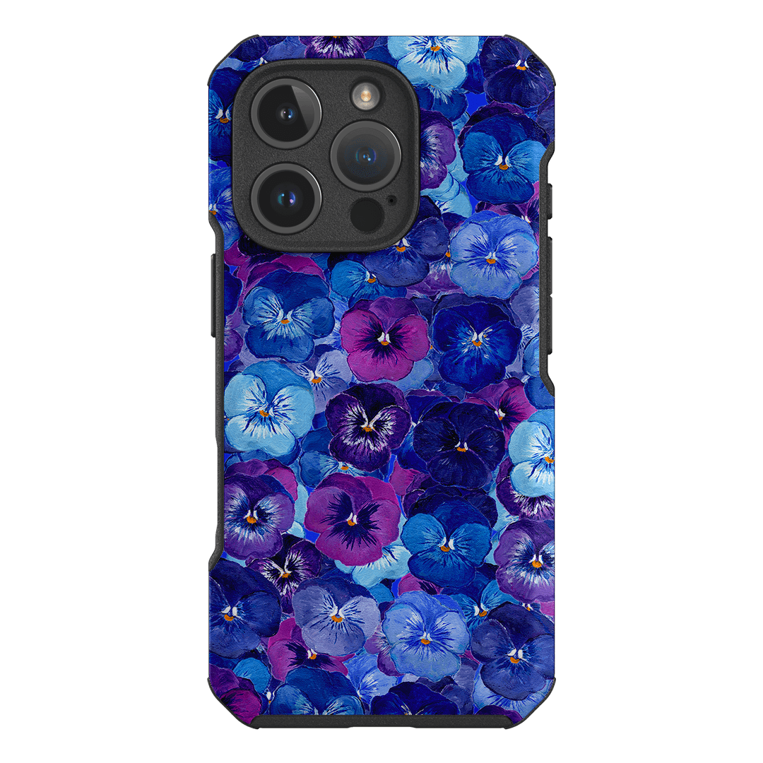 Pansy Jumble Printed Phone Cases iPhone 16 Pro / Toughie by Kayla Henley - The Dairy
