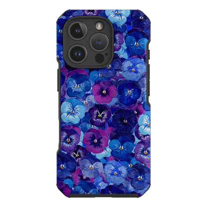 Pansy Jumble Printed Phone Cases iPhone 16 Pro / Toughie by Kayla Henley - The Dairy