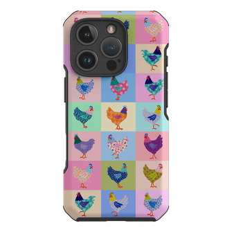 Pastel Chickens Printed Phone Cases iPhone 16 Pro / Toughie by Kayla Henley - The Dairy