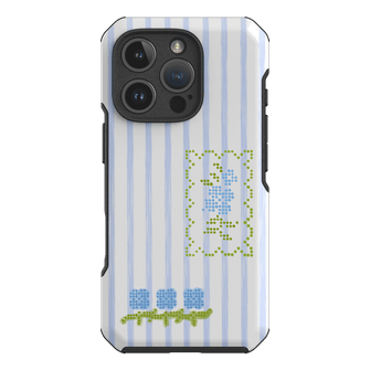 Patchwork Blue Printed Phone Cases iPhone 16 Pro / Toughie by Kayla Carr - The Dairy
